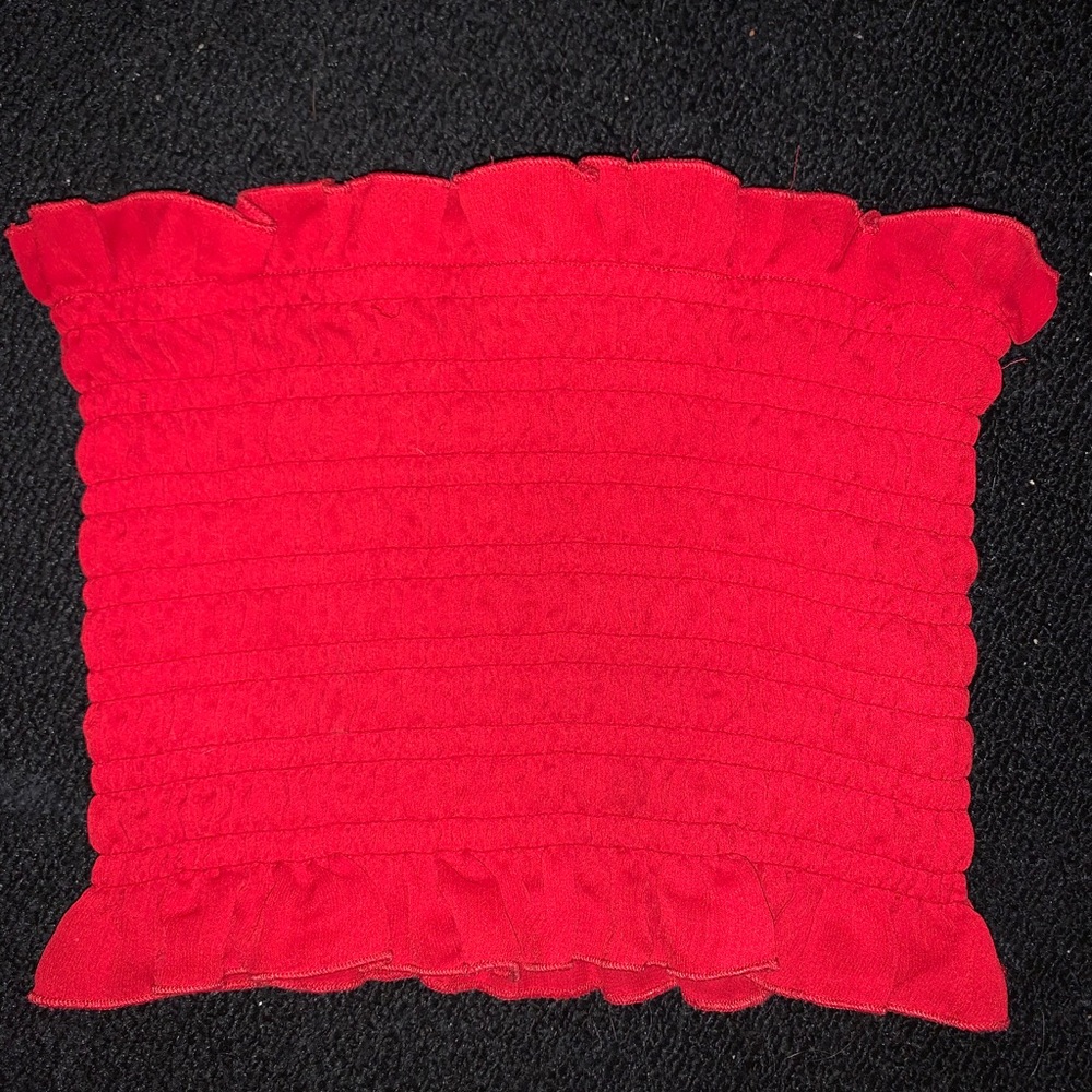 Kendall & Kylie Red Tube Top